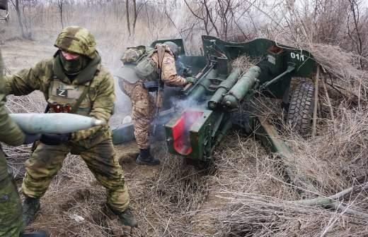 2月2号，在赫尔松泽列诺夫卡地区的俄罗斯炮兵在夜间摧毁了乌克兰武装部队的仓库。
