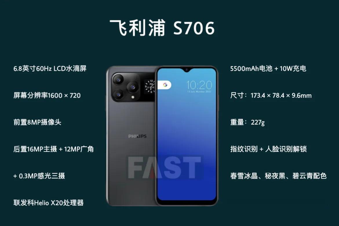 一张图了解某东售价8999元，嘎子哥直播间卖1999元的飞利浦S706手机……[