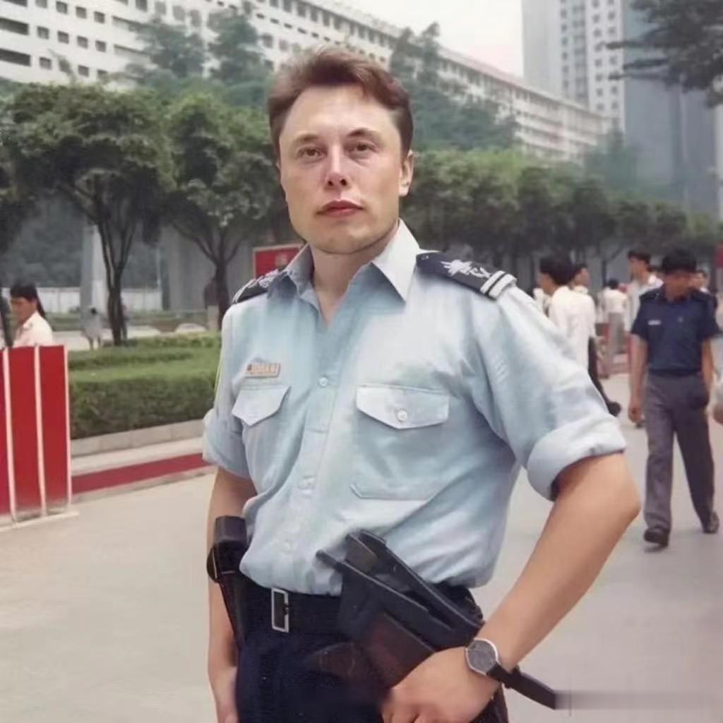 马斯克带头脱下孔乙己的长衫[灵光一闪]不但能研发特斯拉，也能放下身段当个保安、做
