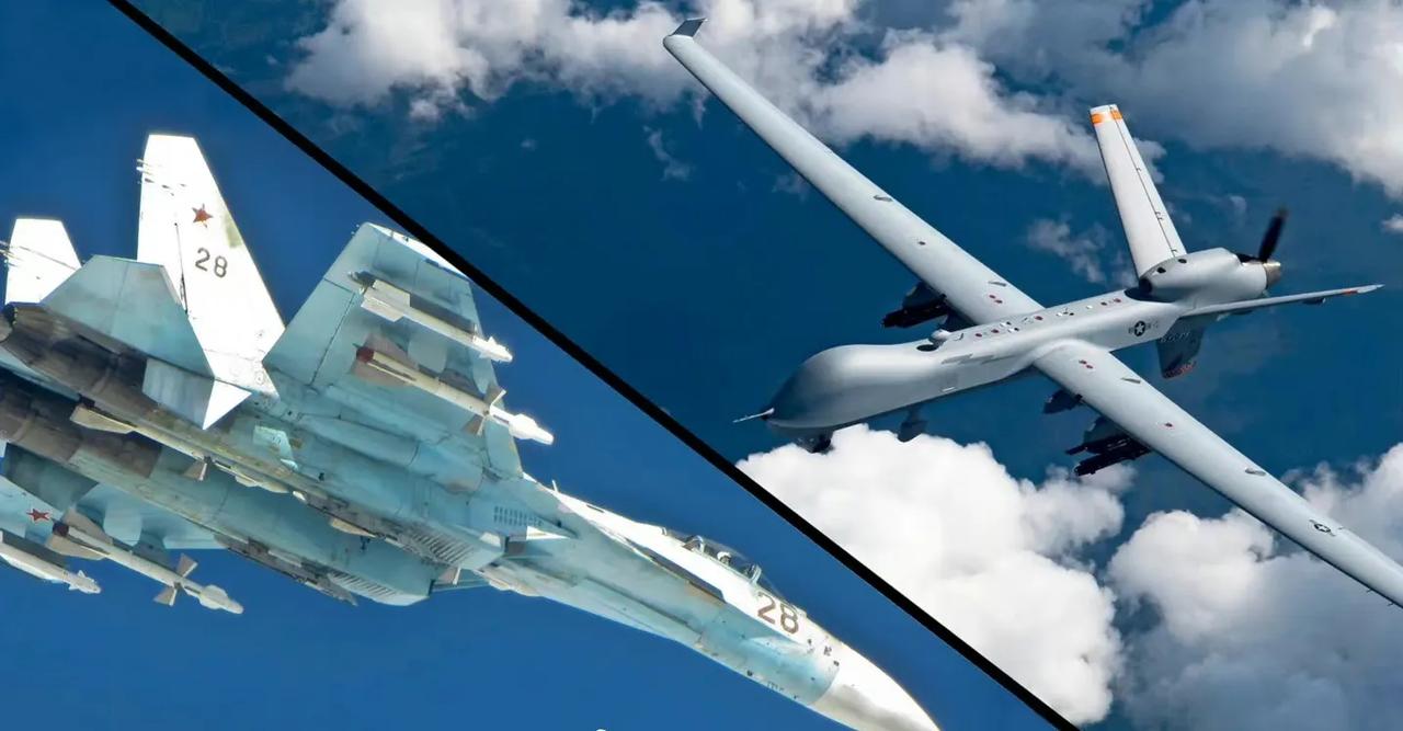 俄罗斯用苏27干掉美国一架MQ9死神无人机还是很划算的，毕竟美国卖给印度的MQ-