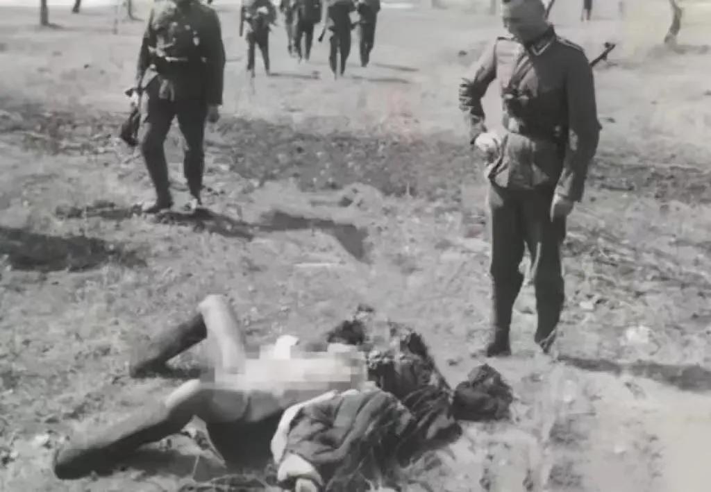 惨不忍睹！这是苏德战场上的悲惨画面，一名苏联女兵不幸被德军俘虏，遭到了德军非人蹂