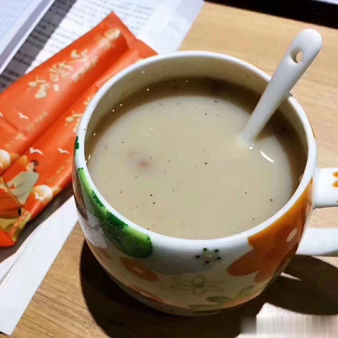 山药粉不‮可仅‬以当‮餐早‬，也‮以可‬当下午茶​‎ ͏ 把下午的奶茶‮成换‬