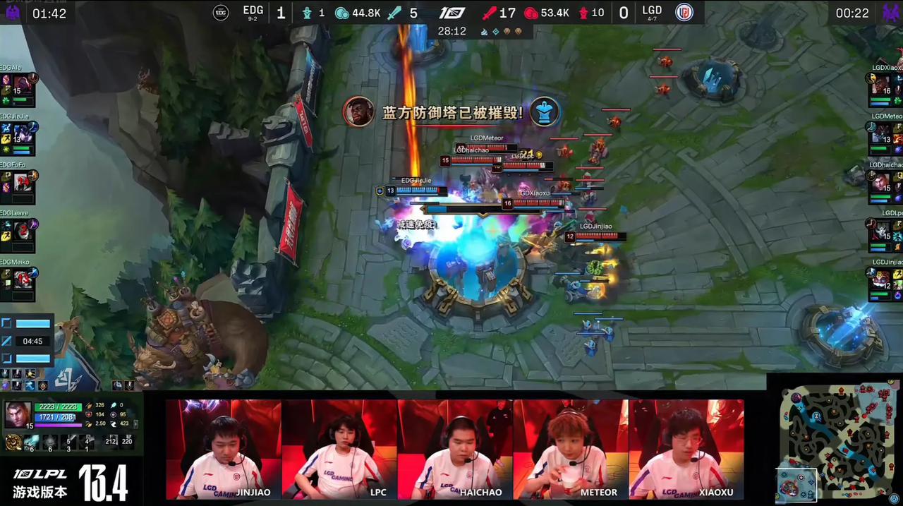 Theshy快来跟Xiaoxu学奎桑提，同样是奎桑提打Ale的塞恩。

LGD不