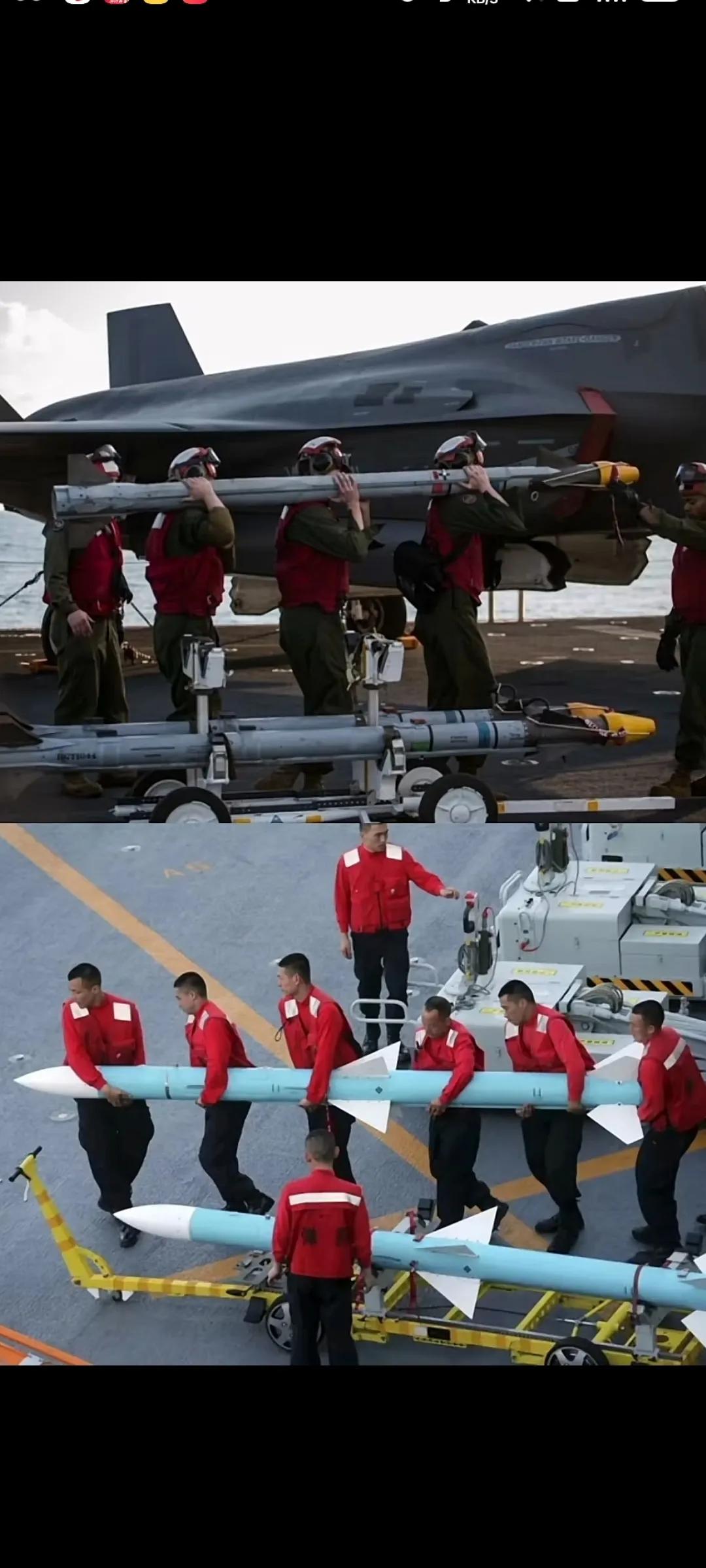 我就好奇问问:给飞机挂导弹能不能研究一个自动装置的？一枚导弹这么多人抬，万一掉在