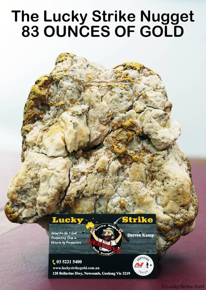 
就问一句，为啥不上交国家！
澳大利亚一业余淘金者，发现4.6公斤重天然金块，卖