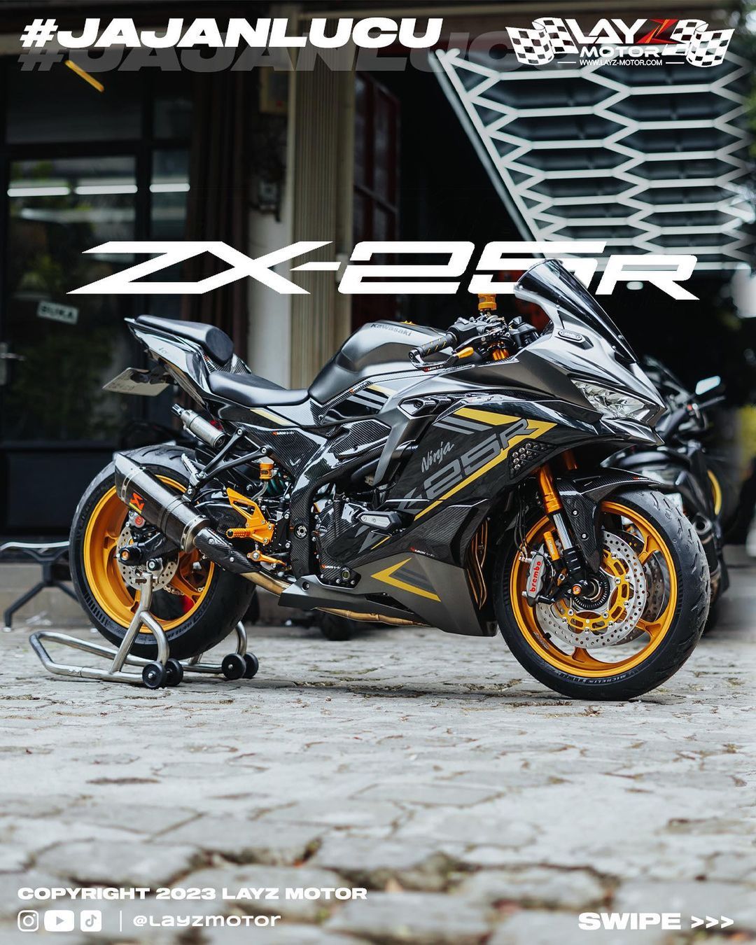 250cc的四缸摩托车骑起来究竟是什么感觉[并不简单]好想体验一下这台川崎ZX-