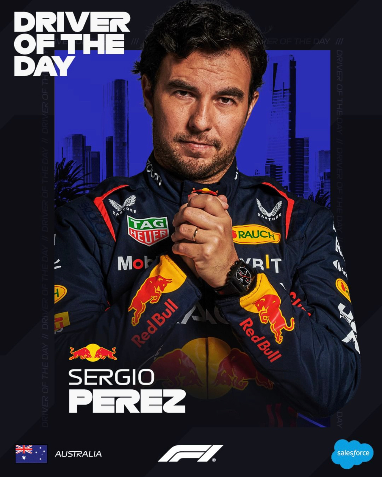 佩雷兹｜2023澳大利亚大奖赛正赛最佳车手👏在墨尔本，这是一场充满戏剧性的比赛