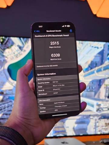 Geekbench 6 跑分：iPhone 14 Pro Max vs Gala