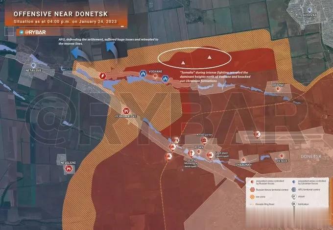 向顿涅茨克方向进攻
截至202