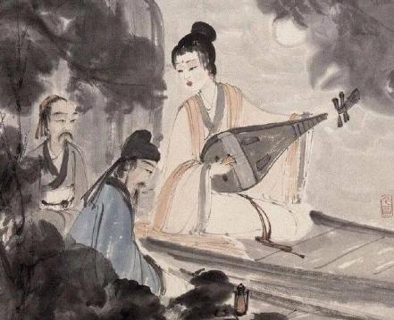 西汉刘熙的《释名·释乐器》中记为：“枇杷出于胡中，马上所鼓也。推手前曰枇，引手却