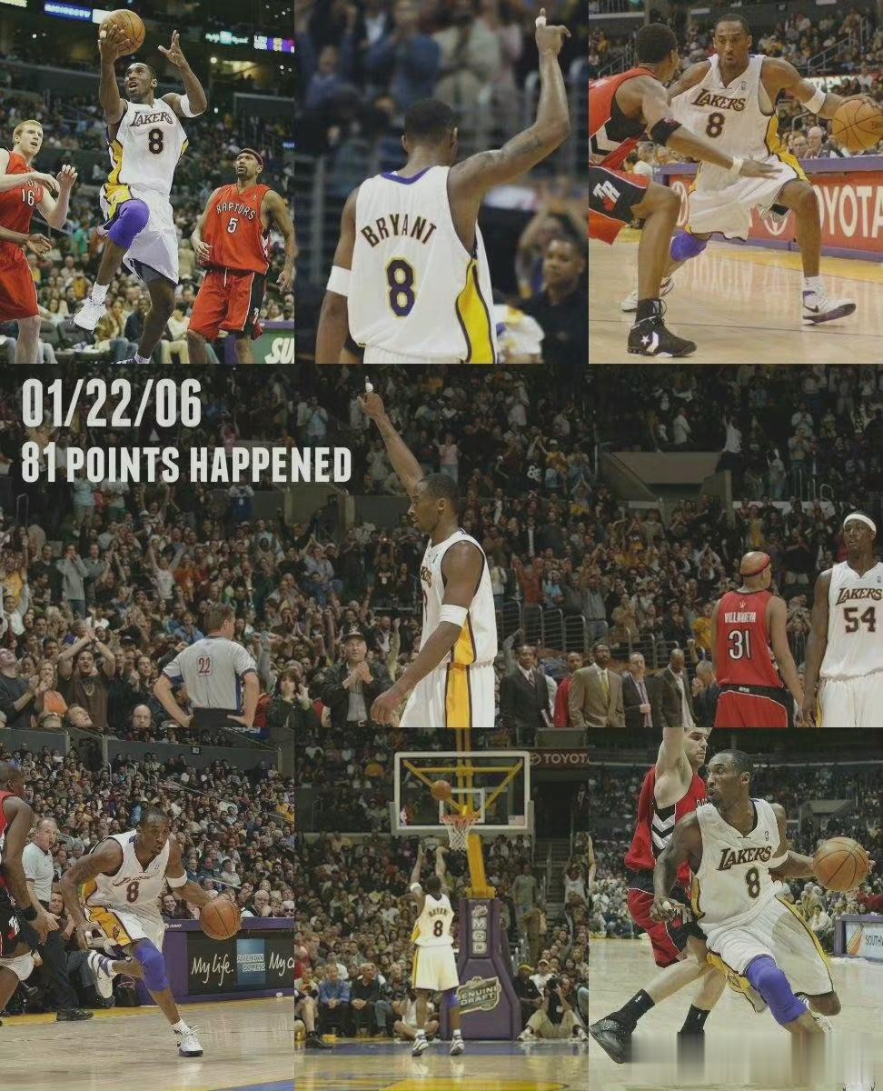 十六年前的今天，成为了NBA，甚至全世界球迷都为之震撼的一天。科比屠龙，单场狂砍