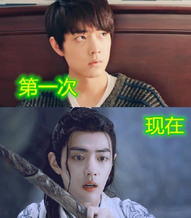 第一次拍戏VS现在，肖战成熟，杨紫变化大，而她出道即巅峰！
哈喽大家好呀，首先感