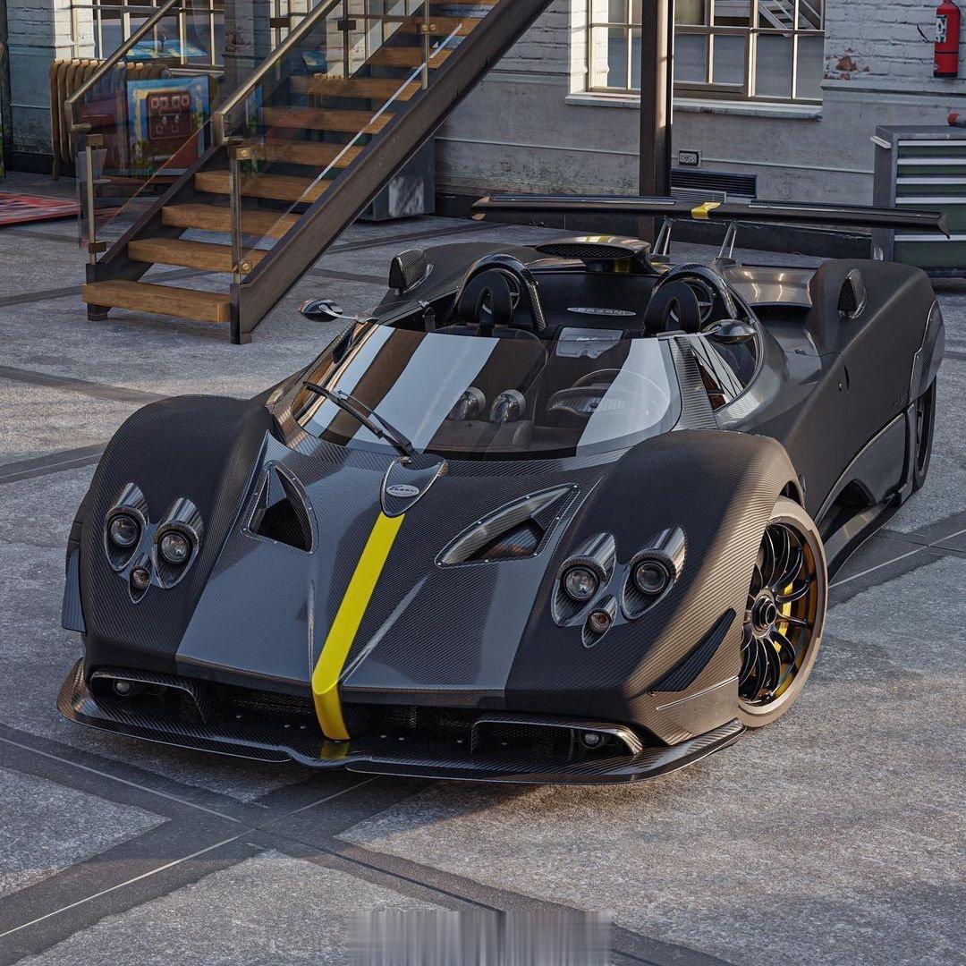 Pagani Zonda HP Barchetta#帕加尼zonda##car时