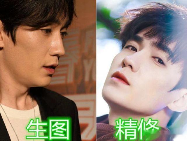 男偶像们的原图和精修，王嘉尔还