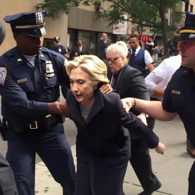 什么情况？这是曾经风光无限的美国前众议院议长佩洛西被抓了吗？