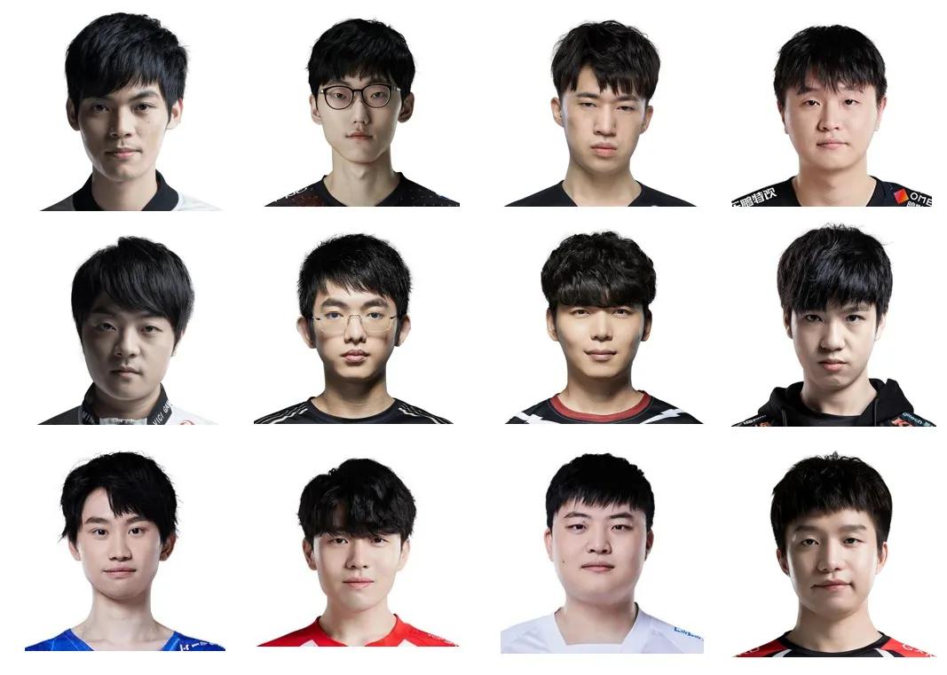 LPL选手版“十二生肖”！

第一排：
阿光，游戏ID—Mouse，翻译为“老鼠