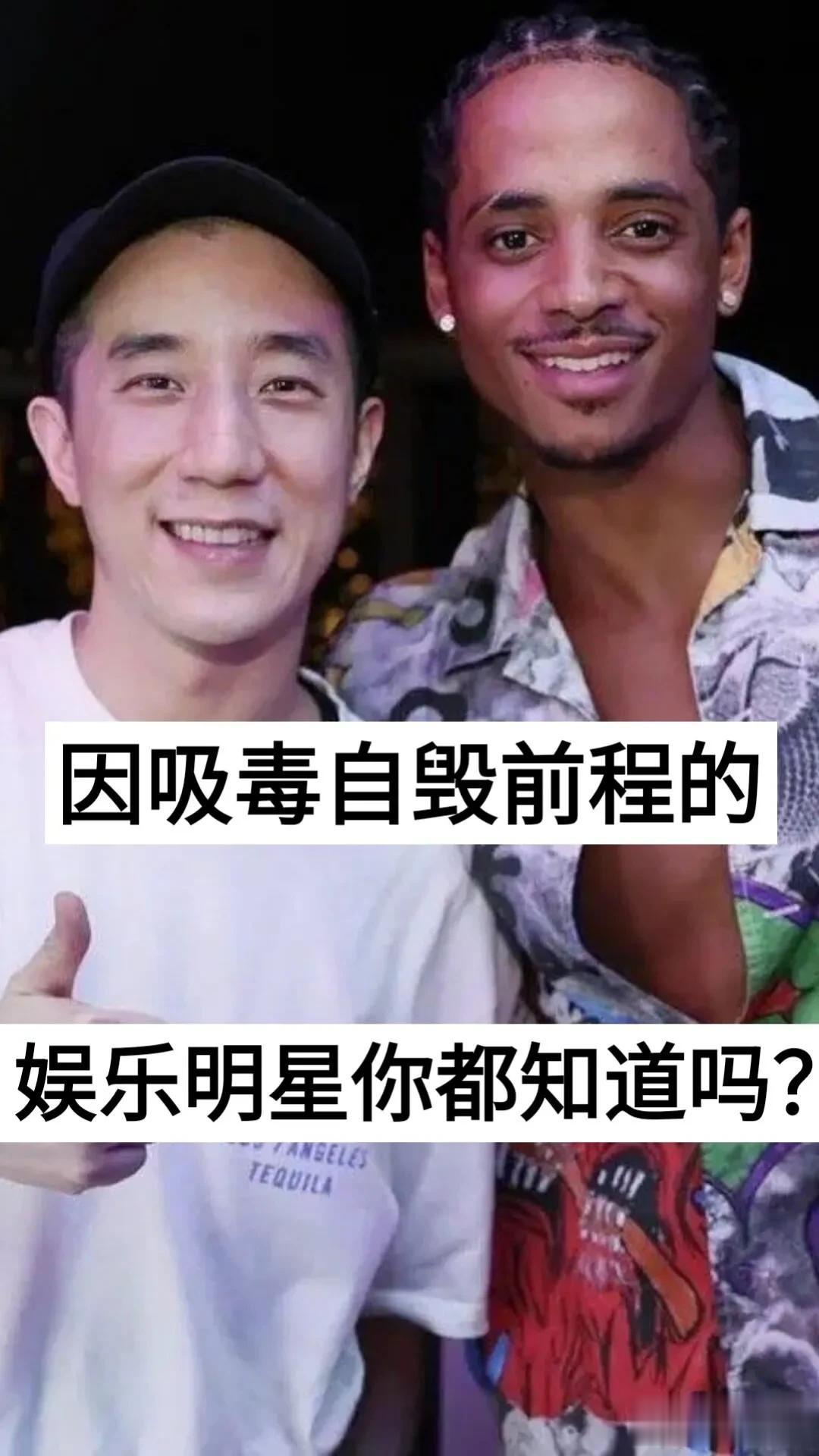 因吸毒自毁前程的明星