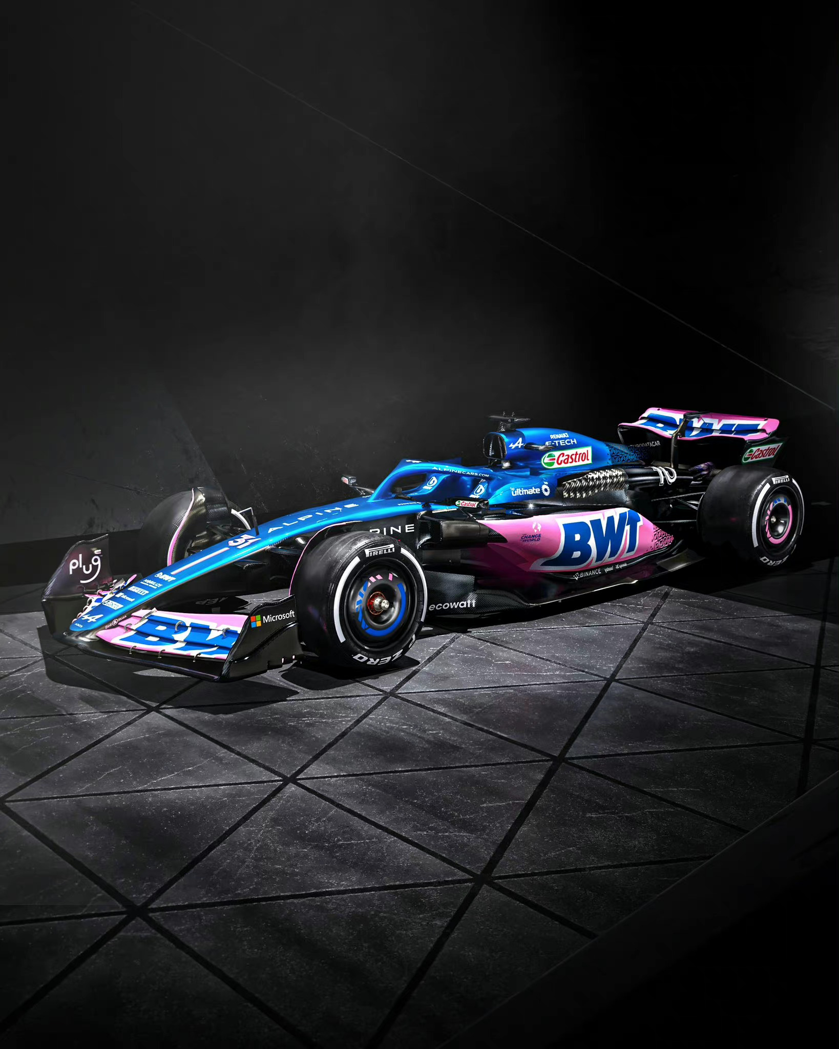 2023赛季最后一款新车发布Alpine车队A523 🥶🐷#F1##赛车##