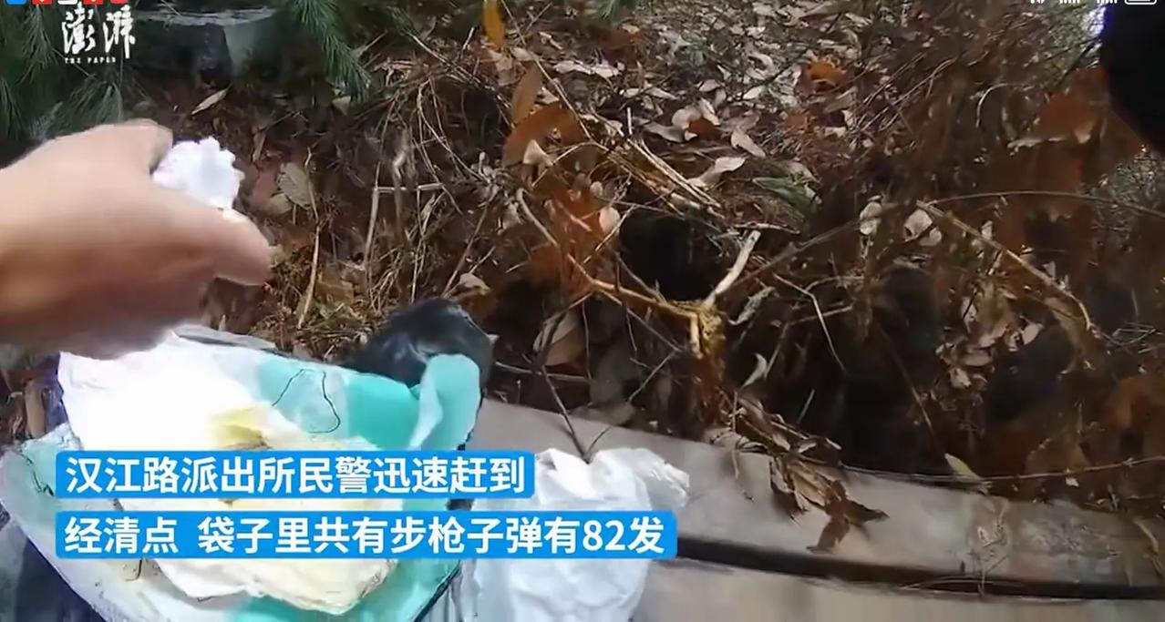 湖北市民在石洞发现狙击枪弹和雷管 如果以刑事案角度来说，发现这么多的子弹和雷管就