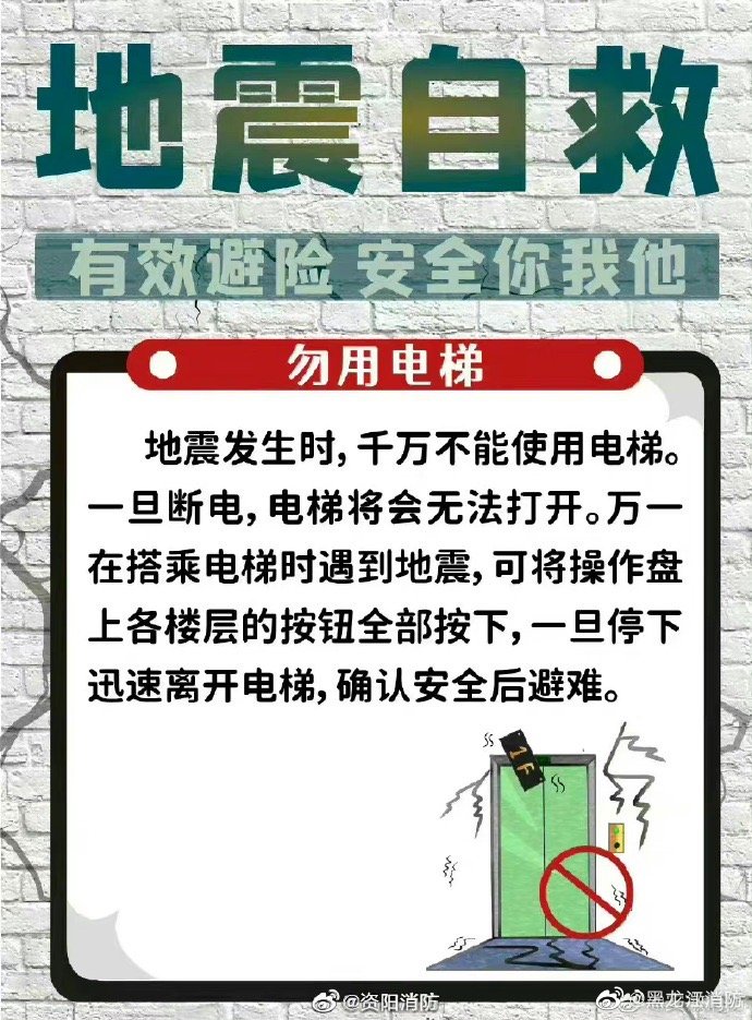 【人手必备地震自救逃生手册】地