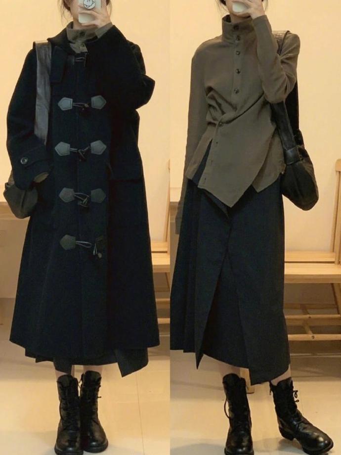 那些好看的衣服，里面都是怎么搭配的？
高段位的时尚穿搭，不光会选择好看的外套，就