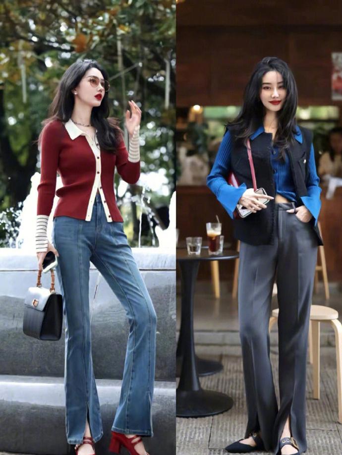 春季针织衫叠穿，12套造型直接照着穿就很优雅时髦！
女生过了20岁就不要穿得像个