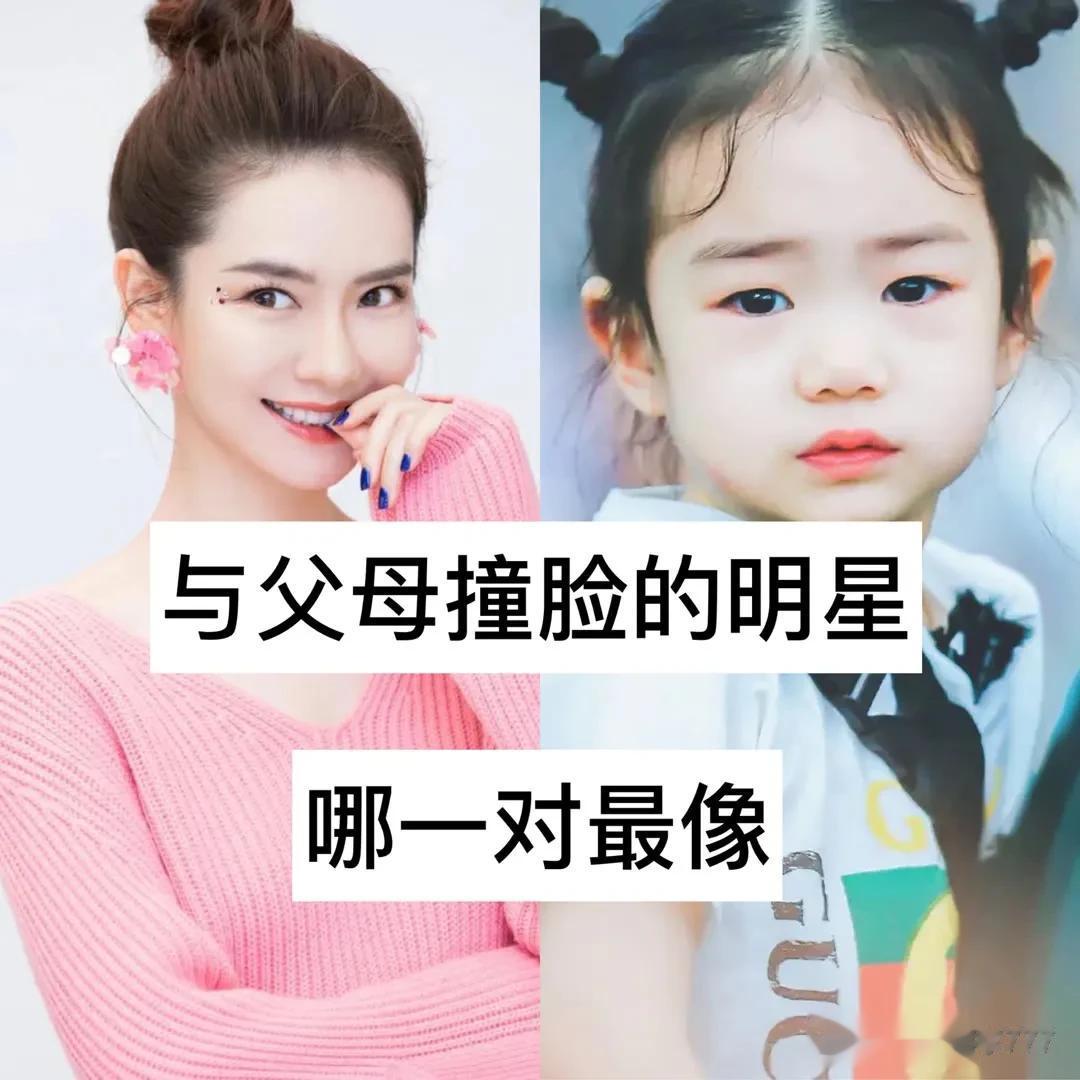 与父母撞脸的明星 哪对最像