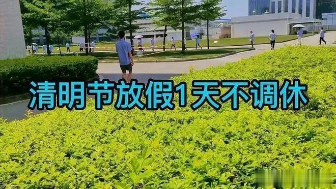 “清明放假不调休，5一拼出9天长假”让网友炸了：我再请5个月还连上国庆了呢！

