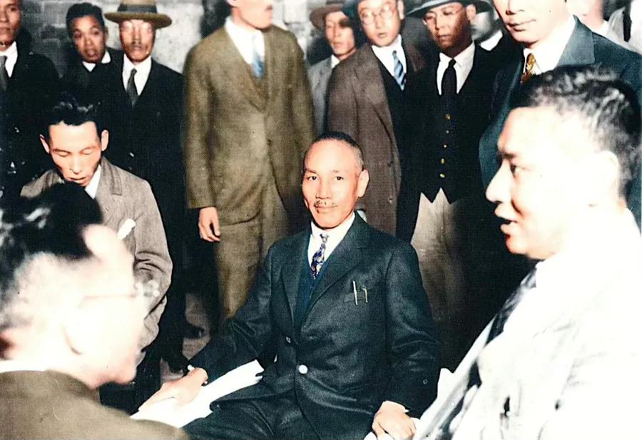 1927年8月，40岁的蒋校长