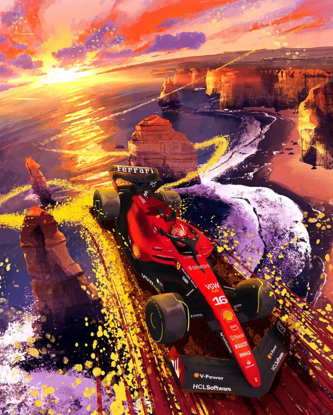 2023F1澳大利亚大奖赛~哪张海报最心仪？🖌️🎨本站比赛仅有7支车队发布了