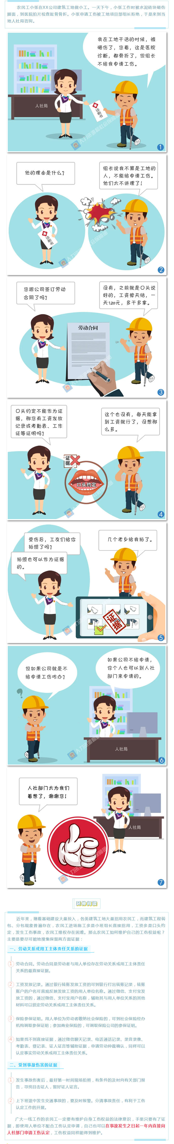 【农民工申请工伤，搜集证据很关
