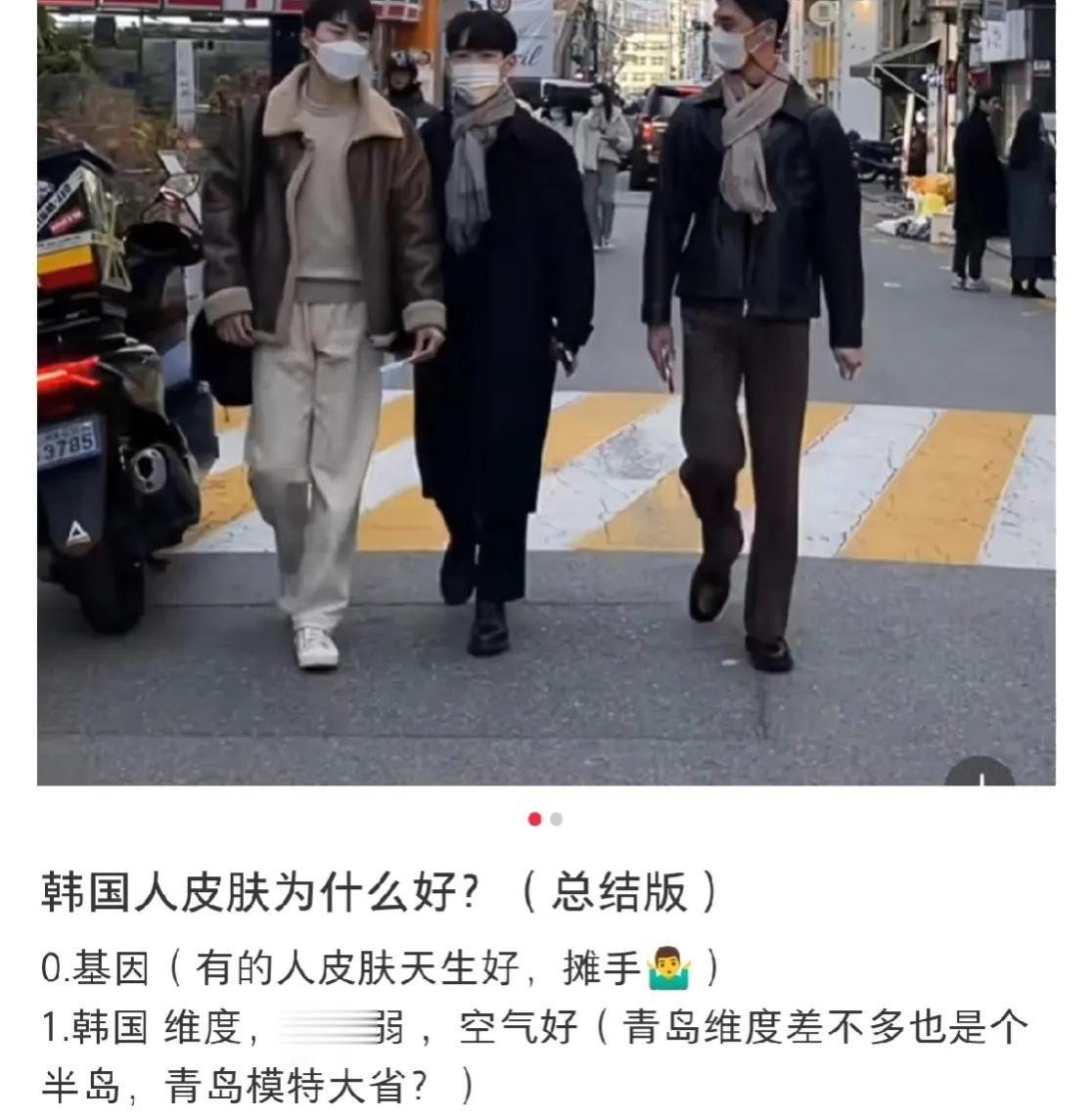 中国网红吹嘘韩国遍地帅哥美女：韩国人基因好，韩餐能美容，中国留学生到韩国都变美。