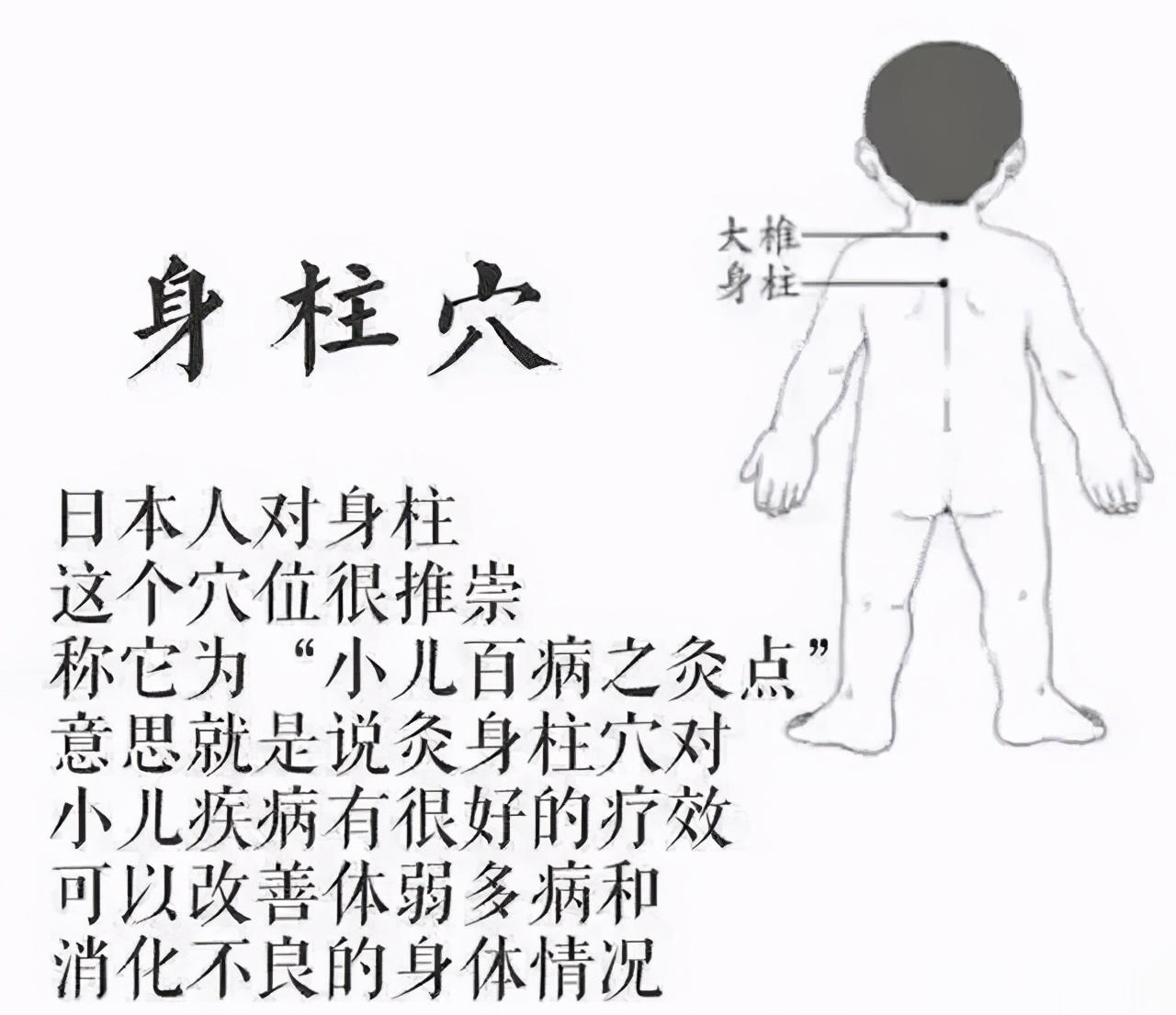 家长一定要懂得“增高穴”“身柱”就是身体的支柱，与孩子的身高直接相关，经常灸之或