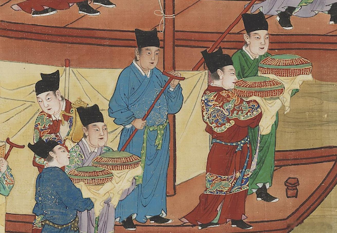 竹编漆捧盒 ​​​