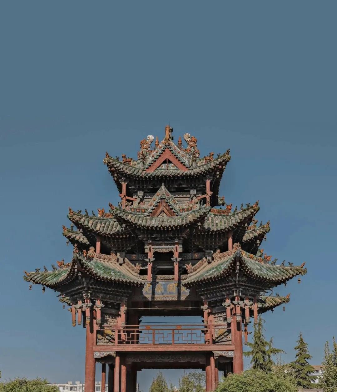 山西临汾|曲沃四牌楼|望母楼|明|省保
曲沃四牌楼，又名望母楼或孝母楼，位于曲沃