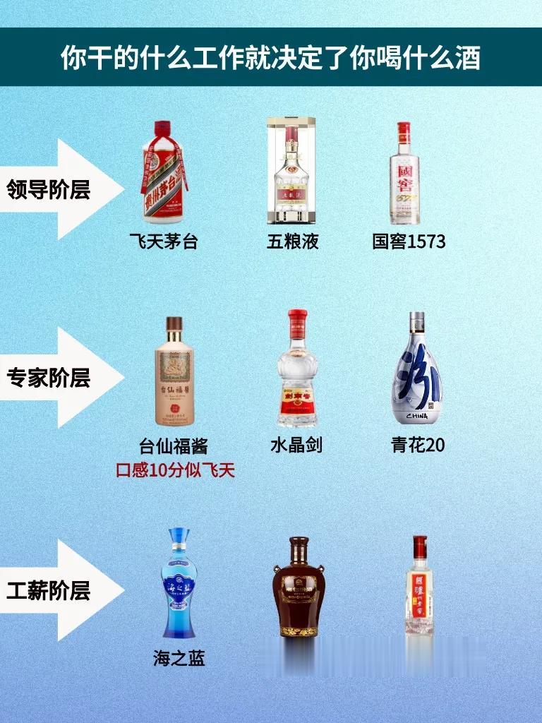 你干的什么工作就决定了你喝什么样的酒

有人辛苦一个月只有3000-4000的工