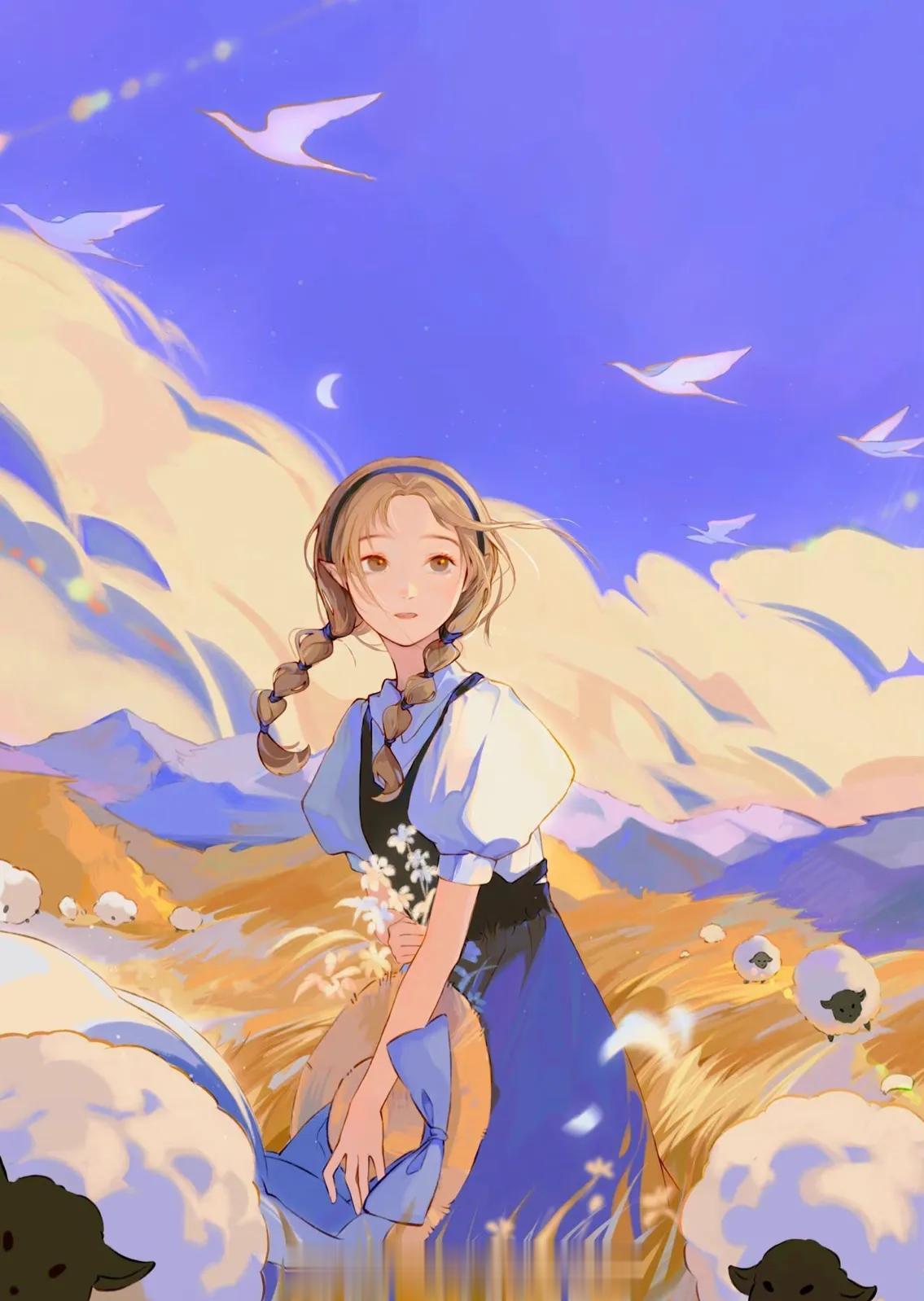 好大的脸，容得下万水千山。



画师：riness777
 