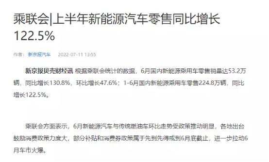 2022年6月纯电动汽车各价位销量出炉。随着产品不断增多，电动车市场愈发成熟，细