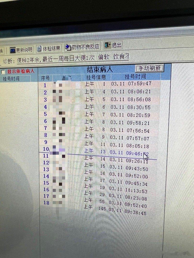昨天上午的门诊，断断续续看了18人。这个病人量刚刚好，不累，也能够给病人充足的时