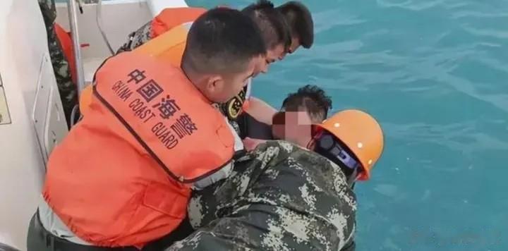 被大陆海警救起的台军失踪陈姓“伙头军”士兵向家人报平安，说，“人在厦门，吃好睡好