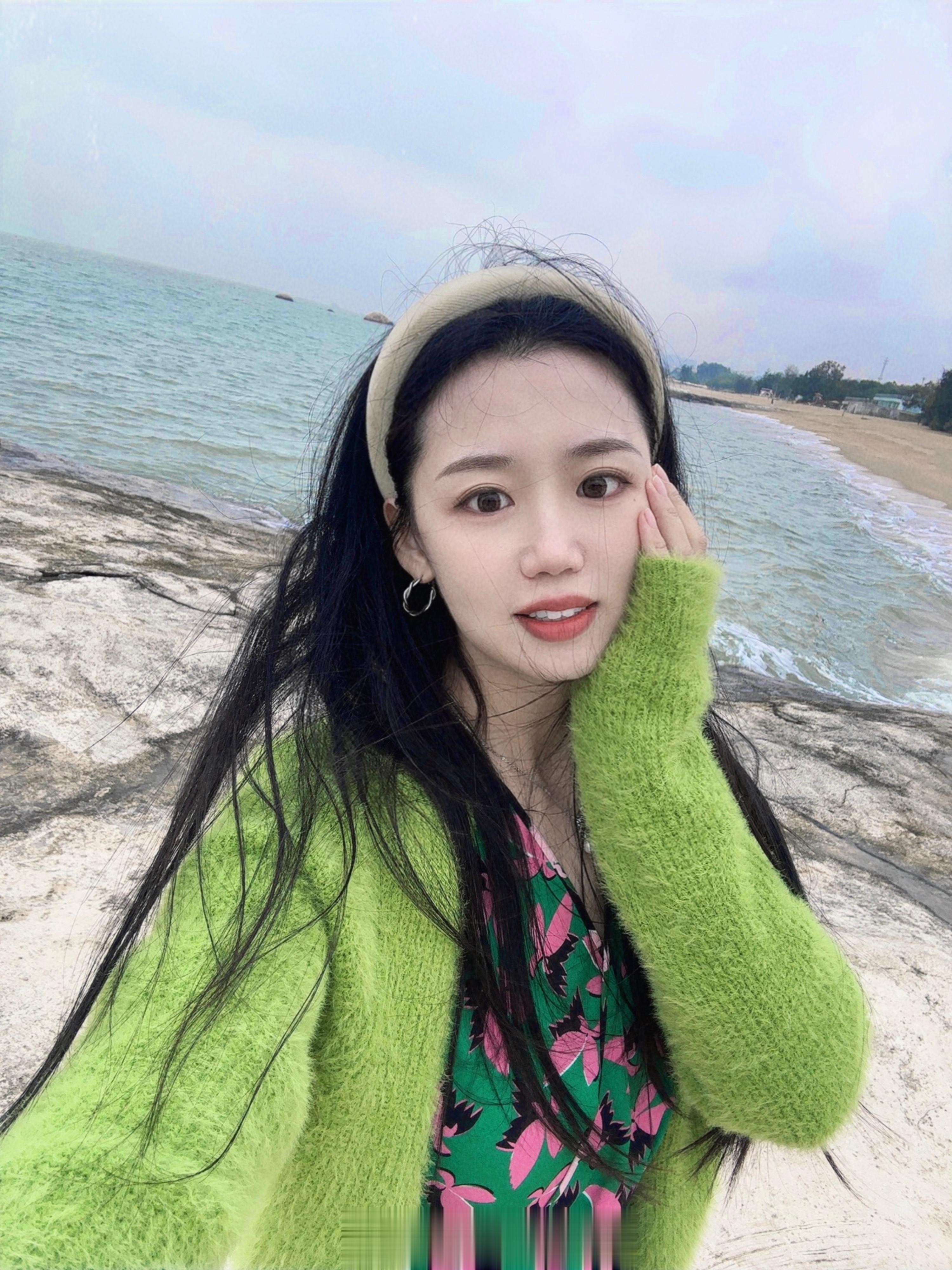 海风太大 人已吹傻 ​​​