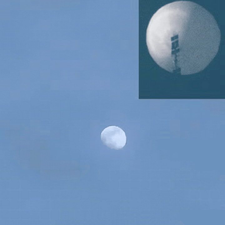 一个气球检验了把美国的防空系统！！首先声明我们不是故意的，我们也不是碰瓷的！
我