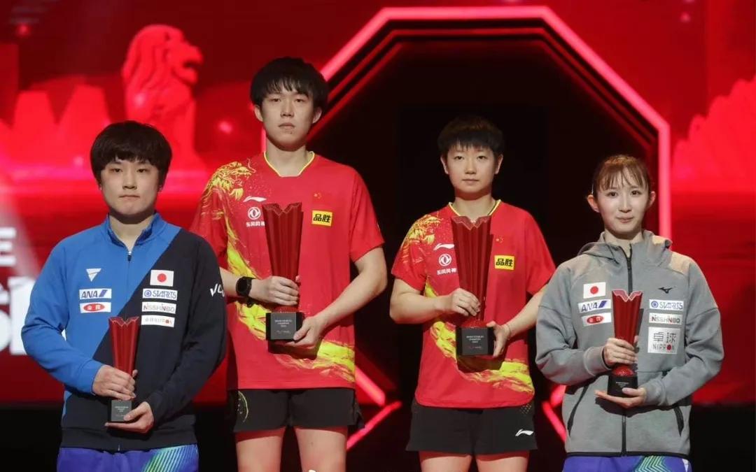 樊振东、王曼昱输的球，还得靠孙颖莎、王楚钦给找回来！

新加坡大满贯赛第一个项目
