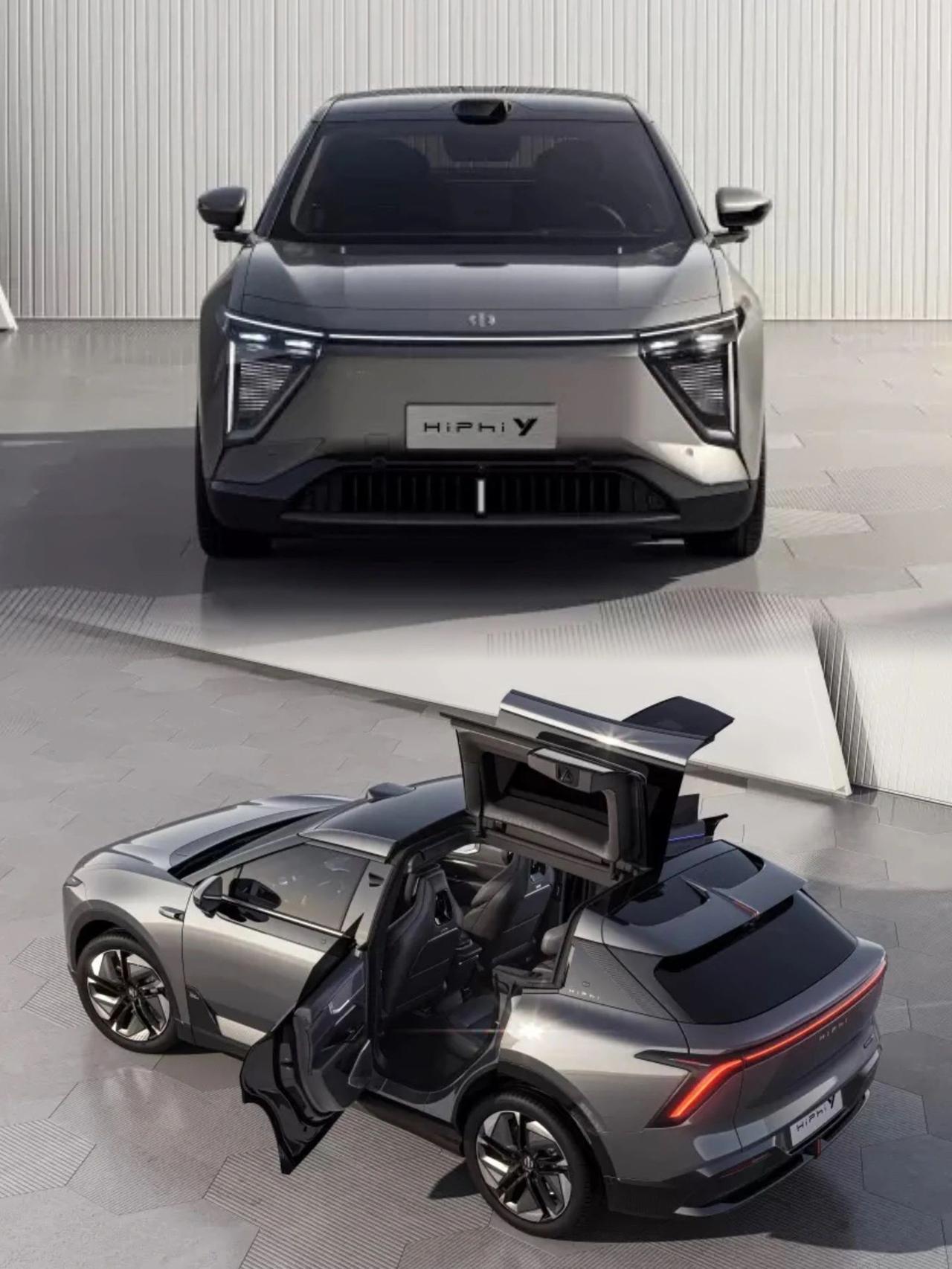 高合HiPhi Y首发，搭载炫耀展翼！！
高合汽车公布了旗下第三款车型——高合H