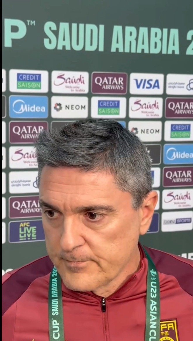 #U23国足主帅说胜利是唯一目标#U23亚洲杯半决赛中国U23男足对阵越南U23