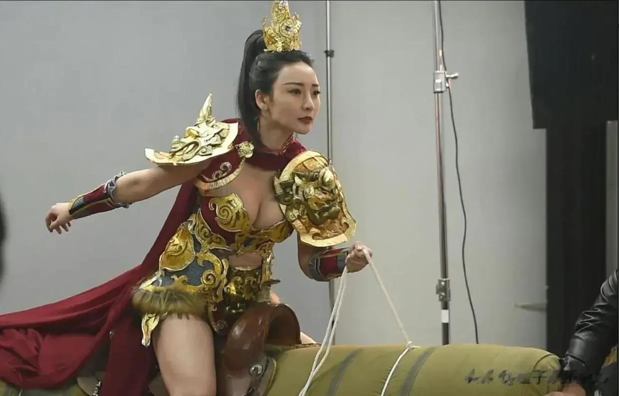 柳岩，这马骑的，太逼真了吧

马累死累活的没人看，都去看人了

导演专门给她定制