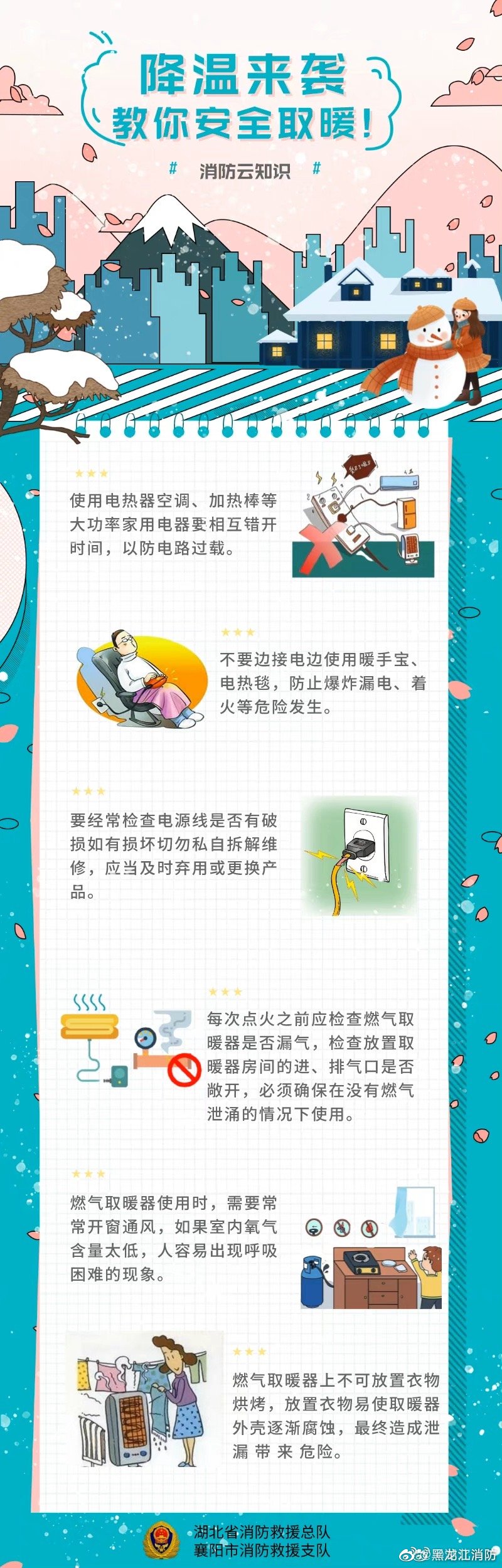 【这些冬季防火安全知识要牢记】