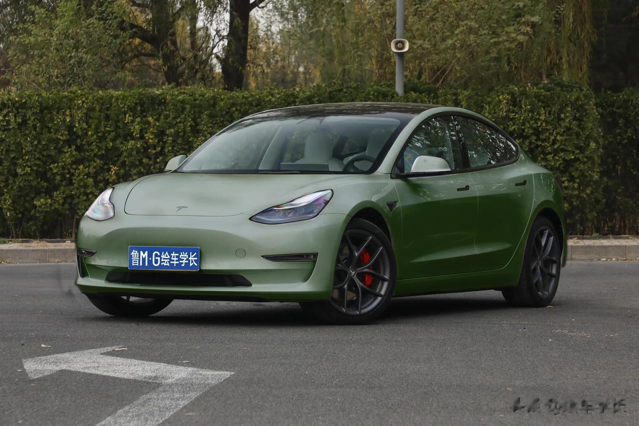 你一定没见过的特斯拉model3车身涂装颜色   
