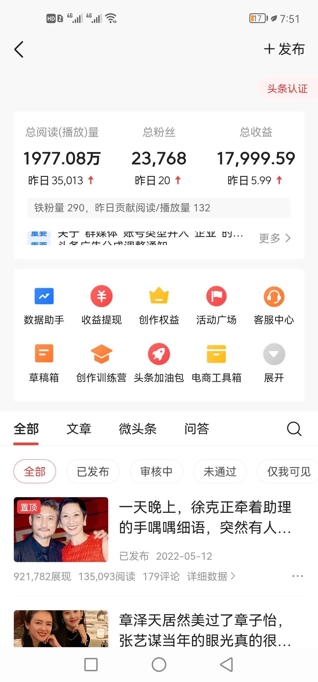 35000的阅读量，收益5.99，要不要坚持？

我想很多人在思考这个问题，也有