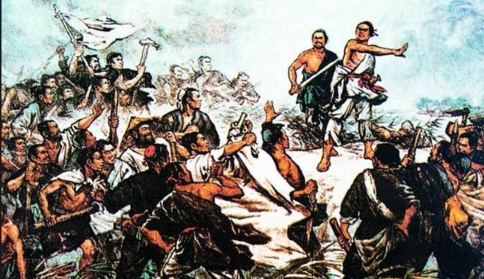 #历史那些事[超话]#公元前209年，有900个农民被蒸发去渔阳戍守长城。他们走